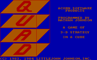 Title screen of Quad