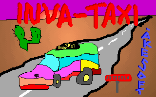 Title screen of Inva-taxi