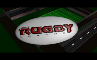 Title screen of Super League Pro Rugby