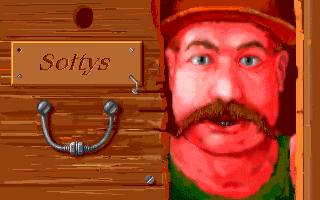 Title screen of Soltys