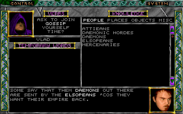 Gameplay of Daemonsgate