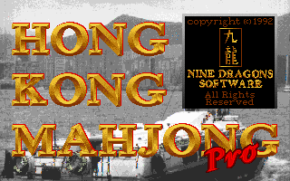 Title screen of Hong Kong Mahjong Pro