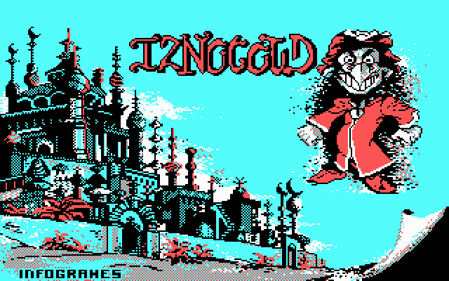 Title screen of Iznogoud
