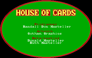 Title screen of House of Cards