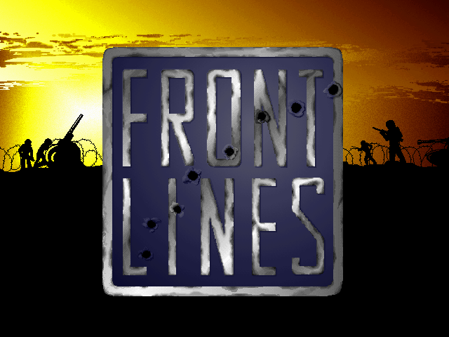Title screen of Front Lines