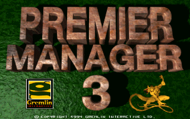 Title screen of Premier Manager 3