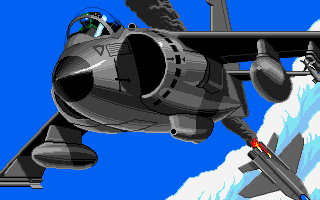 Title screen of Operation Harrier
