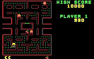 Gameplay of Pacmania