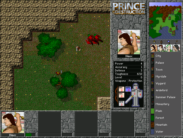 Gameplay of Prince of Destruction