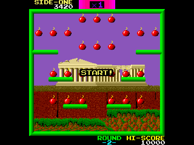 Gameplay of Bomb Jack
