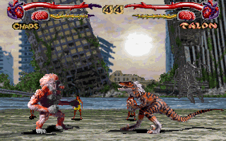 Gameplay of Primal Rage