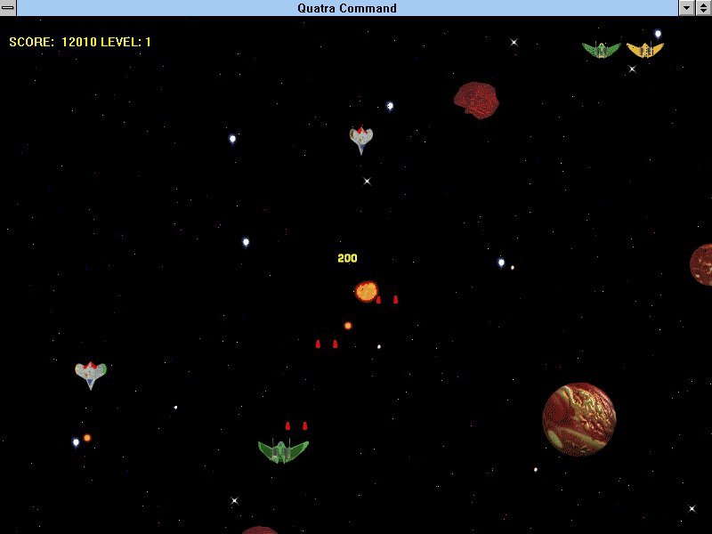 Gameplay of Quatra Command