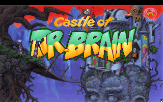 Title screen of Castle of Dr. Brain