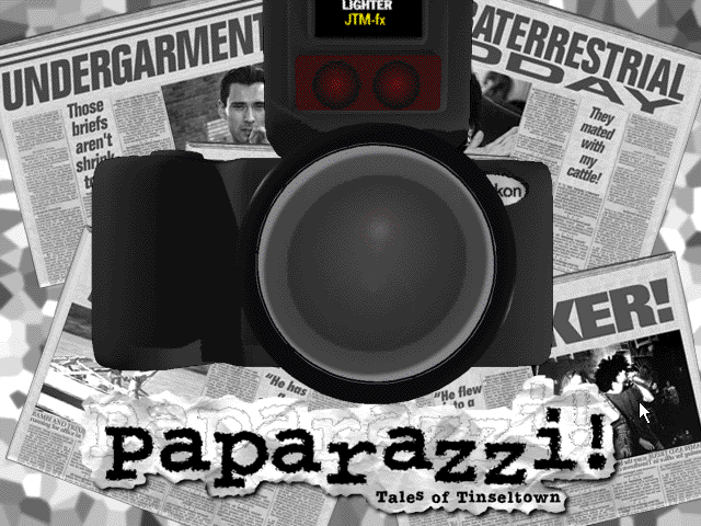 Title screen of Paparazzi!: Tales of Tinseltown