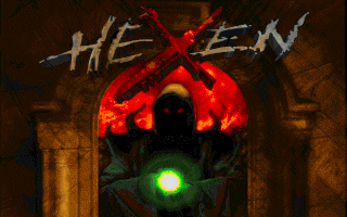 Title screen of Hexen: Beyond Heretic