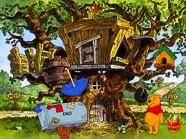 Gameplay of Disney's Ready to Read with Pooh