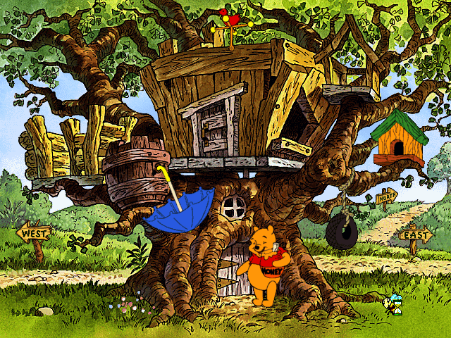 Gameplay of Disney's Ready to Read with Pooh