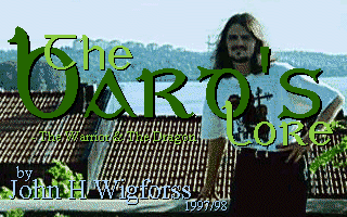 Title screen of The Bard's Lore: The Warrior & The Dragon