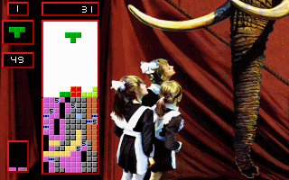 Gameplay of Super Tetris