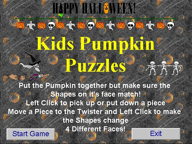 Box front of Kid's Pumpkin Puzzles