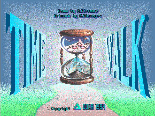Title screen of Timewalk