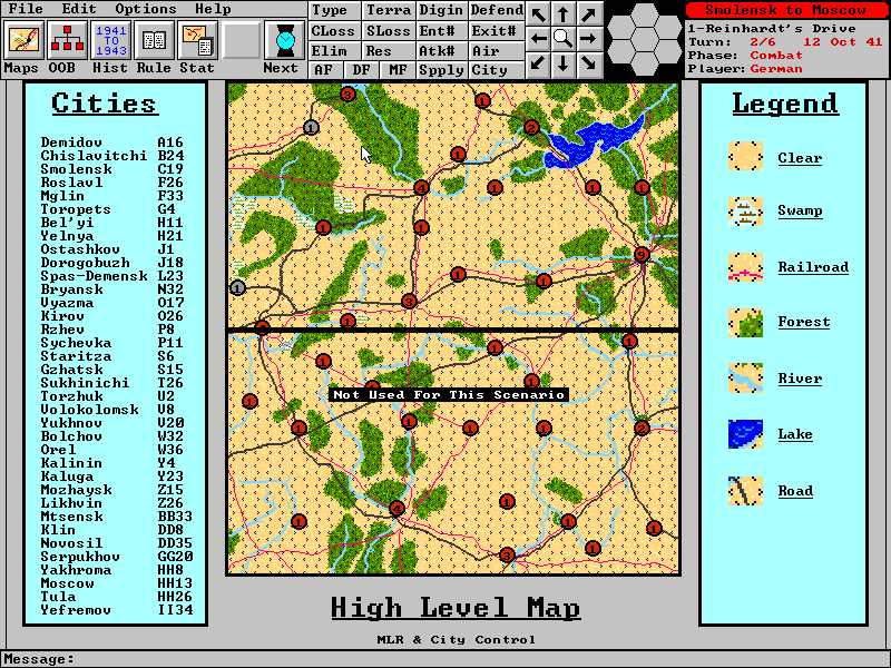 Gameplay of Smolensk to Moscow