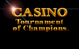 Title screen of Casino Tournament of Champions