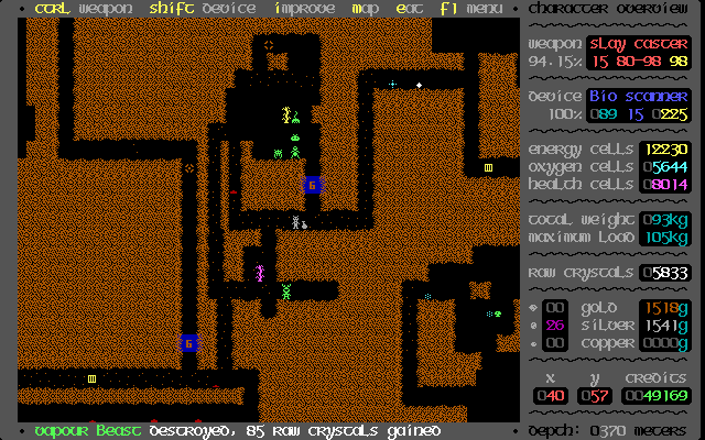 Gameplay of Reaping the Dungeon