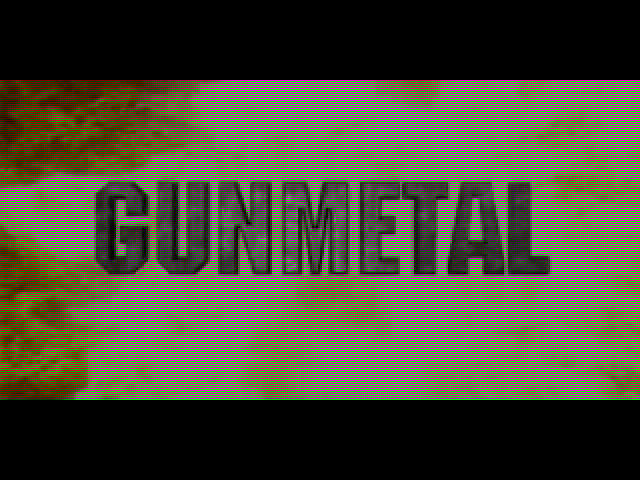 Title screen of Gunmetal