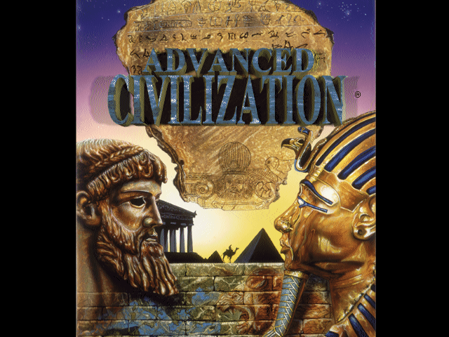 Title screen of Advanced Civilization