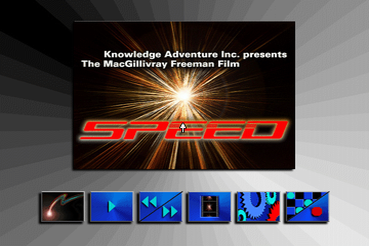 Title screen of Speed