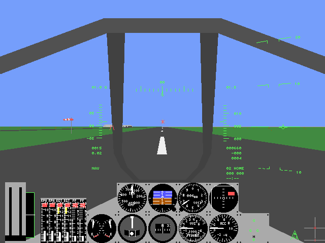 Gameplay of Vertigo Flight Simulator, The