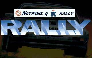 Title screen of Network Q RAC Rally