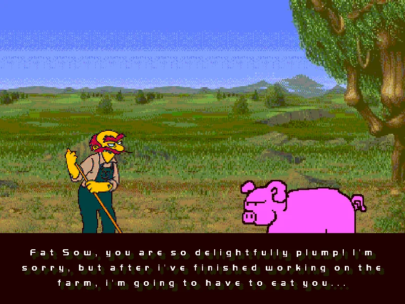 Box front of Fat Sow