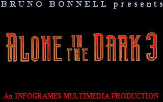 Title screen of Alone in the Dark 3