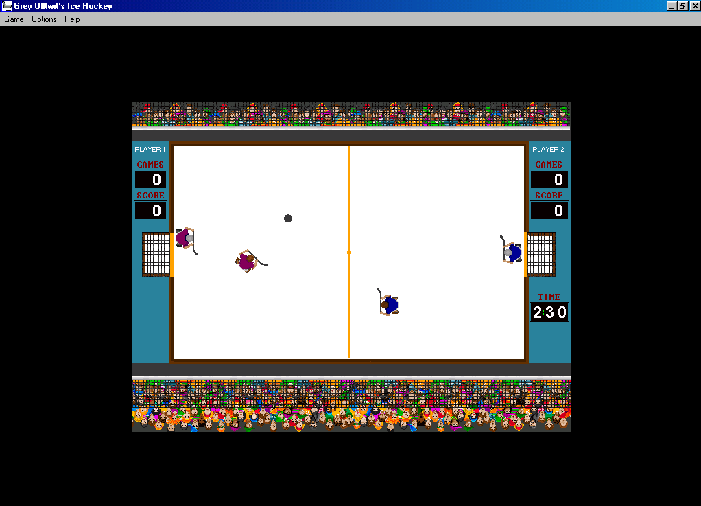 Gameplay of Mini Ice Hockey