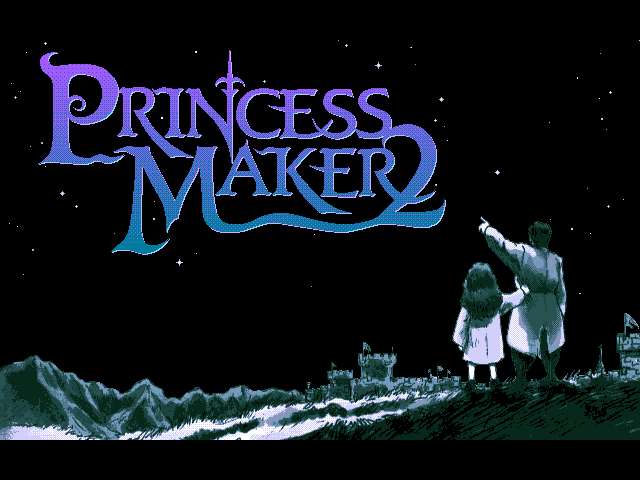 Title screen of Princess Maker 2