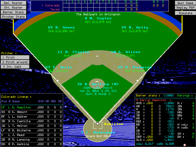 Gameplay of Out of the Park