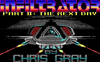 Title screen of Infiltrator II: The Next Day