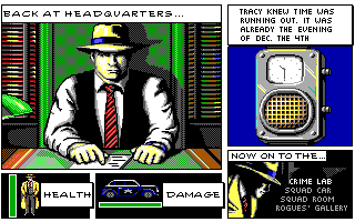 Gameplay of Dick Tracy: The Crime-Solving Adventure