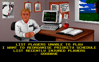Gameplay of Match Day Manager
