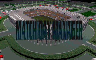 Title screen of Match Day Manager