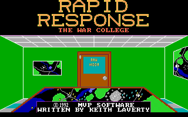 Title screen of Rapid Response