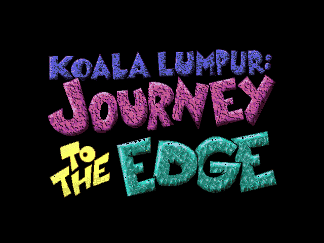 Title screen of Koala Lumpur: Journey to the Edge
