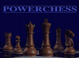 Title screen of Power Chess