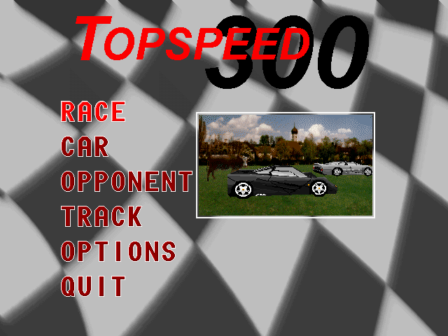 Title screen of Topspeed 300