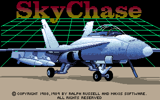 Title screen of SkyChase