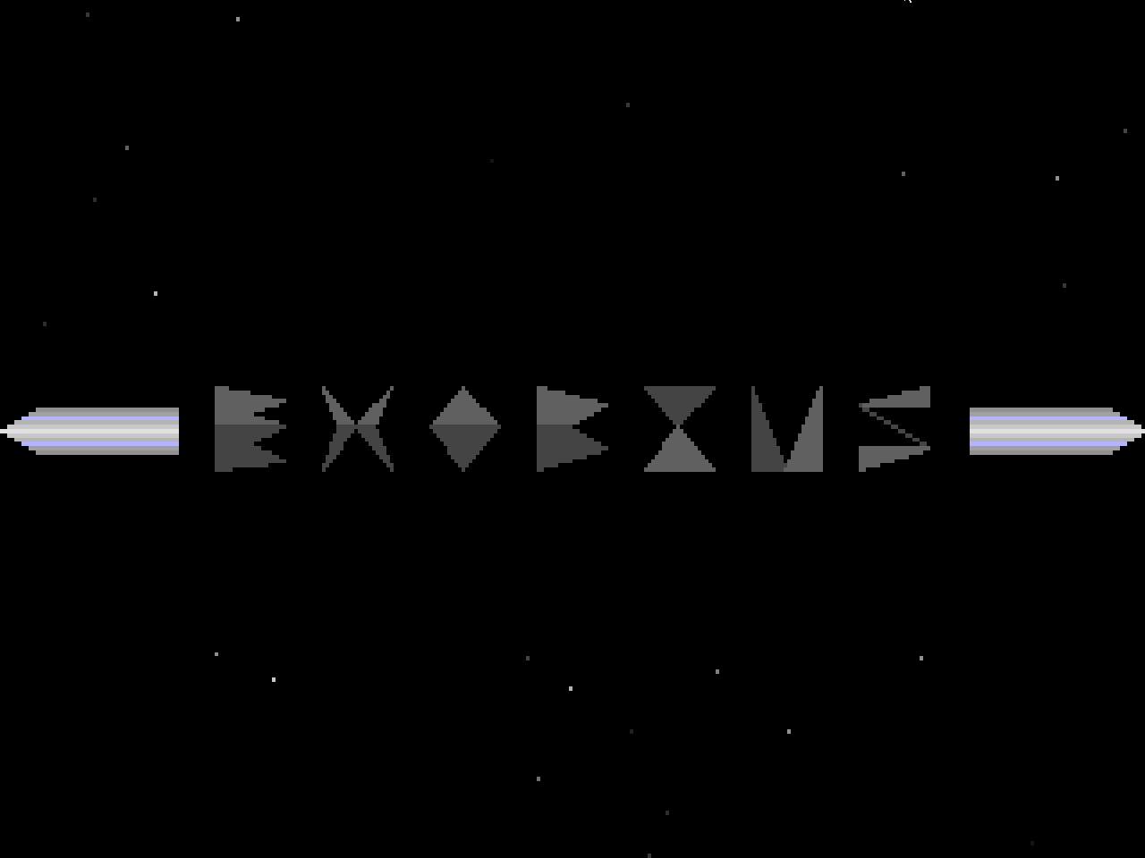 Title screen of Exobious