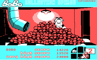Gameplay of Stir Crazy featuring BoBo
