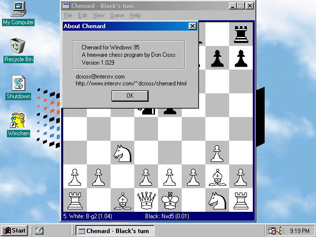 Title screen of Chenard